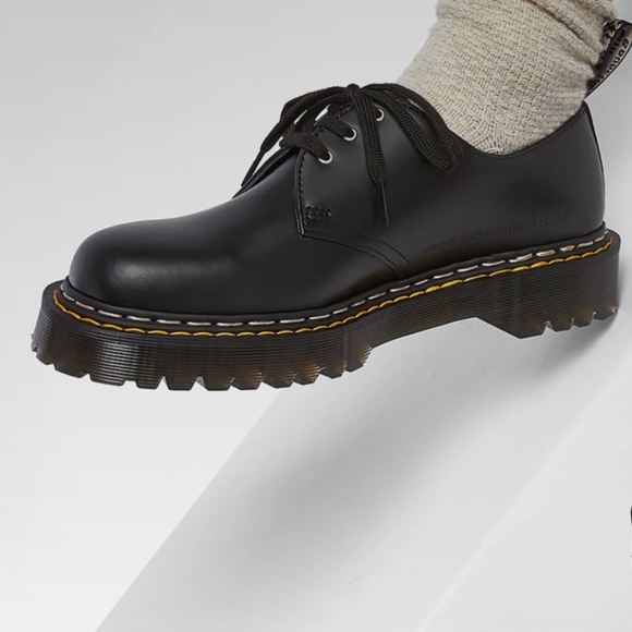 BRAND NEW WITHOUT TAGS RICK OWENS x DOC MARTENS BEX LEATHER OXFORD DERBY SHOES - Picture 6 of 6